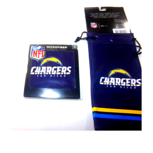 NFL San Diego Chargers Sunglass cloth and Sunglass Bag Combo Retro Los Angeles - Picture 4 of 4